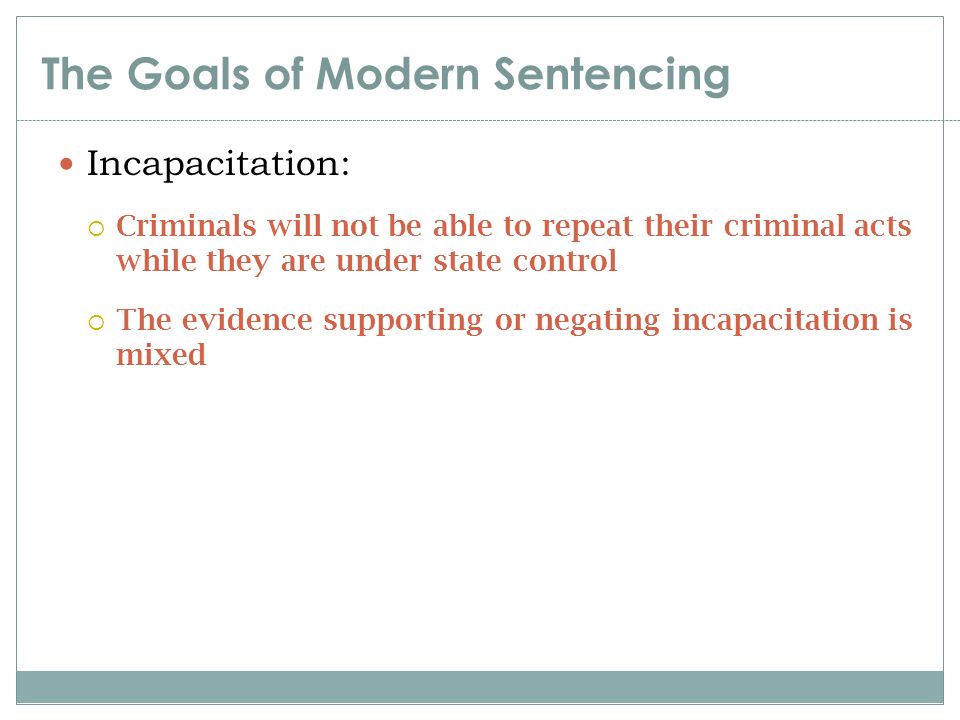 Sentencing Theory - Backgrounder